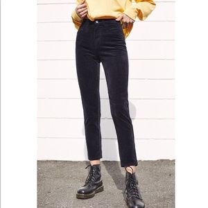 jane navy blue corduroy pants (size S)